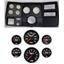 73-83 GM Truck Black Dash Carrier Concourse Black Face Gauges
