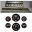 67 Chevelle Silver Dash Carrier Concourse Black Face Gauges