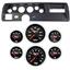 70-72 Chevelle SS Black Dash Carrier Concourse Black Face Gauges