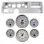70-72 Chevelle SS Silver Dash Carrier Concourse White Face Gauges