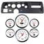70-72 Chevelle SS Black Dash Carrier Concourse White Face Gauges