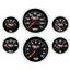 65 Chevelle Black Dash Carrier w/ 3-3/8" Concourse Series Black Gauges