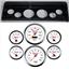 66 67 Nova Carbon Dash Carrier Concourse White Face Gauges