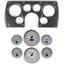 82-89 Camaro Carbon Dash Carrier Concourse Silver Face Gauges