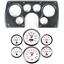 82-89 Camaro Carbon Dash Carrier Concourse White Face Gauges