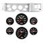 79-81 Camaro Silver Dash Carrier Concourse Black Face Gauges
