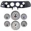 70-78 Camaro Carbon Dash Carrier Concourse Silver Face Gauges
