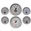 70-78 Camaro Black Dash Carrier Concourse Silver Face Gauges