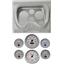 67 68 F Body Silver Dash Carrier Concourse Silver Face Gauges