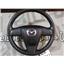 2009 2010 MAZDA 3 HATCH BACK 2.3L L4 DOHC 16V TURBO OEM STEERING WHEEL (BLACK)
