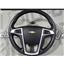 2010 - 2012 CHEVROLET EQUINOX LS 2.4L AUTO OEM STEERING WHEEL LEATHER 9/10