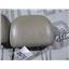 2003 2004 GMC 2500 SLT CREWCAB FRONT SEATS LEATHER HEAD RESTS (BEIGE) TAN SET