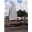 Boaters’ Resale Shop of TX 2209 0144.01 MELONSEED 13' SAILING DINGHY with OARS