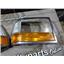 1993 - 1997 FORD F350 XLT XL SINGLE CAB OEM HEADLIGHT CHROME BEZELS MARKERS PAIR