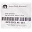 04792922AA New OEM Mopar Water Pump Gasket for 2005-2010 Challenger Charger 300