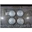 2013 2014 FORD F150 XLT XL 5.0 COYOTE AUTO 4X2 OEM WHEEL CAPS COVERS (4) SILVER