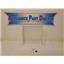 Jenn-Air Refrigerator W10290890 Freezer Drawer Cover Assy Used