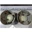 2000 2001 FORD F250 F350 XLT 7.3 DIESEL ZF6 4X4 OE DUALLY WHEEL CAPS PAIR CHROME