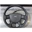 2009 2010 DODGE RAM 3500 2500 LARAMIE LEATHER WRAPPED STEERING WHEEL 9.5/10 GREY