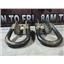 2007 2008 FORD F150 LARIAT CREW 5.4 AUTO 4X4 OEM FRAME MOUNT TOW HOOKS (PAIR)