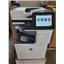 HP FLOW MFP E67660Z COLOR ALL IN 1 PRINTER EXPERTLY SERVICED NEARLY FULL TONERS