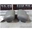 2006 2007 FORD F350 LARIAT CREWCAB REAR SEAT LEATHER HEAD RESTS - PAIR - GREY