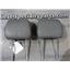 2006 2007 FORD F350 LARIAT CREWCAB REAR SEAT LEATHER HEAD RESTS - PAIR - GREY