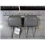 2006 2007 FORD F350 LARIAT CREWCAB REAR SEAT LEATHER HEAD RESTS - PAIR - GREY