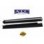 82210104AB Set of 2 Black Door Sill Guards for 2007-2017 Jeep Wrangler W/Logo