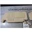 2005 2006 SUBARU FORESTER WAGON 2.5 L AUTOMATIC OEM INTERIOR SUN VISORS (TAN)