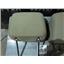 2012 2013 2014 FORD F150 XLT CREWCAB OEM HEADRESTS CLOTH (TAN) SET OF FIVE