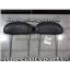 2003 2004 CHEVROLET 2500 EXT CAB SLT REAR LEATHER HEADRESTS - CHARCOAL (SET)