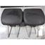 2009 2010 DODGE 1500 5.7 HEMI AUTO 4X4 OEM FRONT SEAT LEATHER HEADRESTS (BLACK)