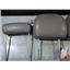 2004 2005 GMC 2500 3500 SLT CREWCAB LEATHER HEAD RESTS (LIGHT GREY) SET OF FOUR