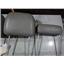 2004 2005 GMC 2500 3500 SLT CREWCAB LEATHER HEAD RESTS (LIGHT GREY) SET OF FOUR