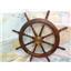 Boaters' Resale Shop of TX 2409 0171.07 WOODEN 38" NAUTICAL DECOR SHIP'S WHEEL