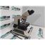 Olympus Microscope BH-2 w/ Binocular Head & 4x, 10x, 40x, 100x Objective