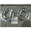 1 INCH WHEEL SPACERS / ADAPTOR 5-4.5/5-4.75/5-4.5 NEVER USED (2) ALUMINUM