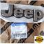 68370907AA Chrome Liftgate Hatch JEEP Nameplate Emblem For 2017-2022 Compass