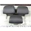 2012 2013 VOLKSWAGEN JETTA 2.0 LITRE SEDAN REAR SEAT HEAD RESTS LEATHER (BLACK)