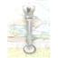Boaters' Resale Shop of TX 2410 2142.15 YACHT SPECIALTIES 30" STEERING PEDESTAL