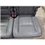 DODGE RAM 2500 3500 LARAMIE MEGACAB OEM REAR LEATHER SEAT (GRAY) 2ND ROW BENCH