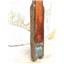 Boaters' Resale Shop of TX 2501 0254.75 TEAK TILLER HANDLE w 1.25" RUDDER HEAD