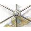 Boaters' Resale Shop of TX 2502 0154.71 EDSON 26" SS STEERING WHEEL FOR 1" SHAFT