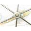 Boaters' Resale Shop of TX 2502 0154.71 EDSON 26" SS STEERING WHEEL FOR 1" SHAFT