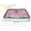 Boaters' Resale Shop of TX 2502 0154.03 LEWMAR 16" x 20.5" OPENING TINTED HATCH