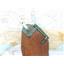 Boaters' Resale Shop of TX 2412 5521.81 SUNFISH RUDDER with OLDER HANDLE BRACKET