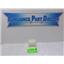Whirlpool Refrigerator 2302848 Light Lens Used