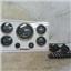 Boaters' Resale Shop of TX 2503 2122.01 PERKINS ENGINE 5 INSTRUMENT PANEL & KEYS