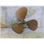 Boaters' Resale Shop of TX 2504 2275.12 BRONZE 3 BLADE 16RH18 PROP - 1.25" SHAFT